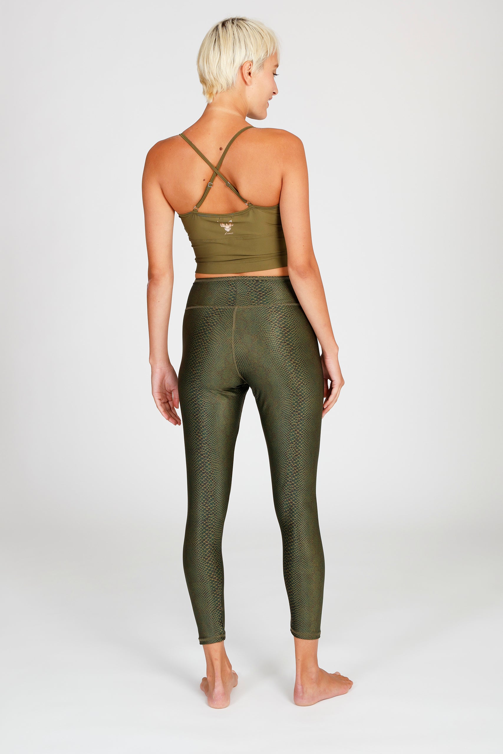 Lux Crop Top Olive
