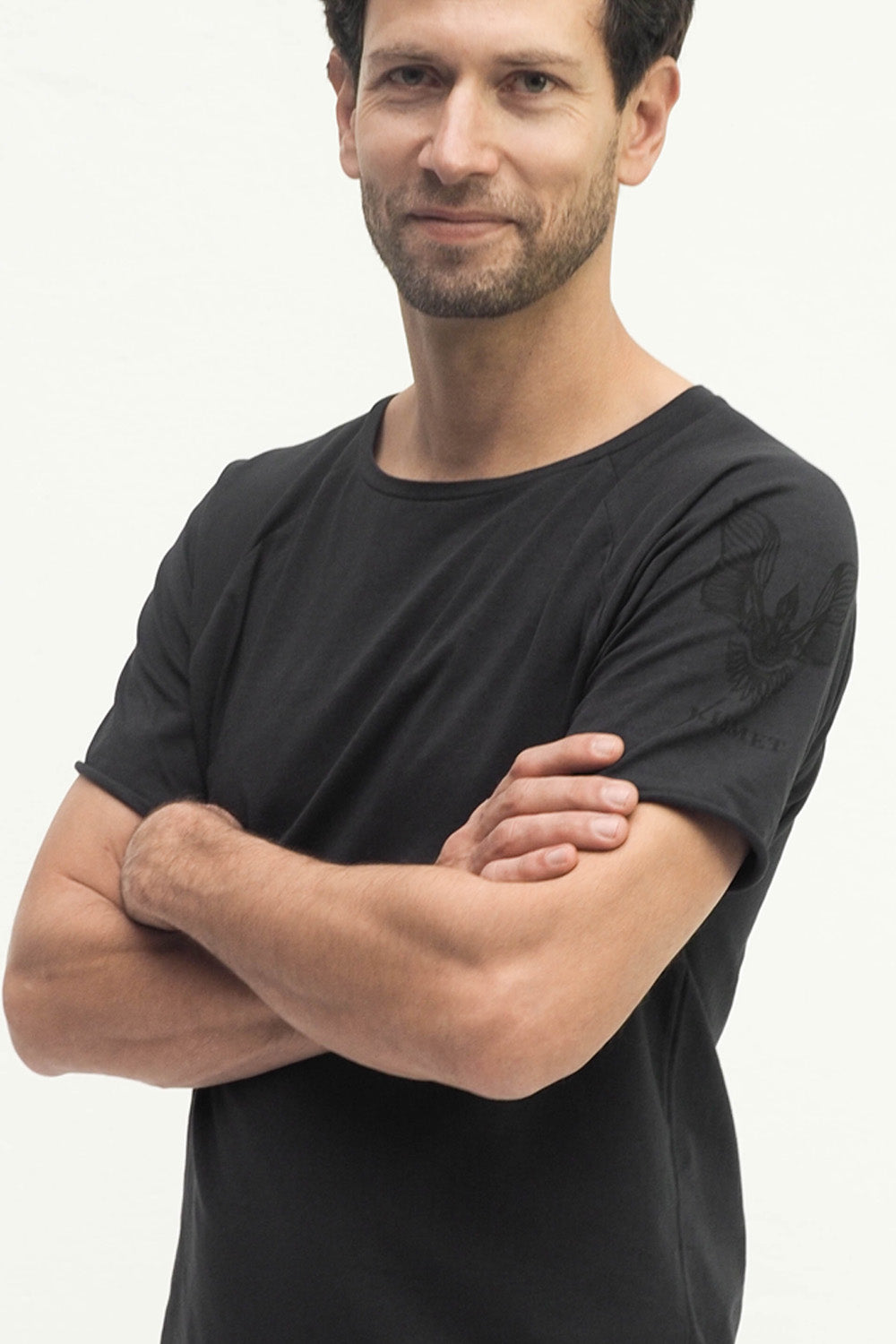 Arjuna Tee anthracite-Kismet Yogastyle