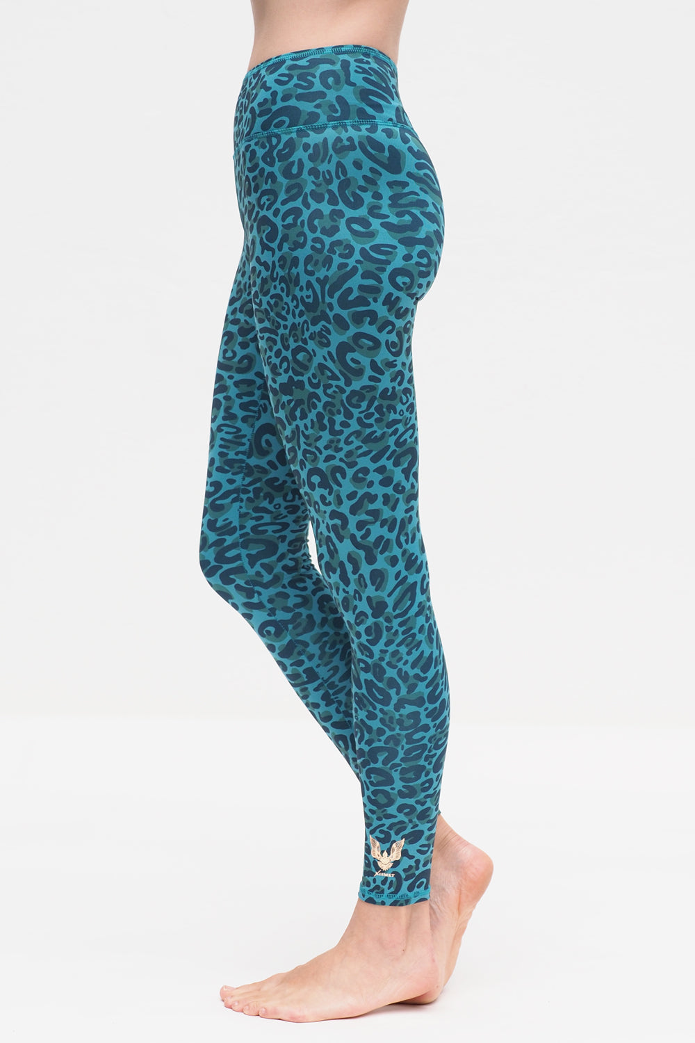 Ganga Leggings leo turquoise_Kismet Yogastyle