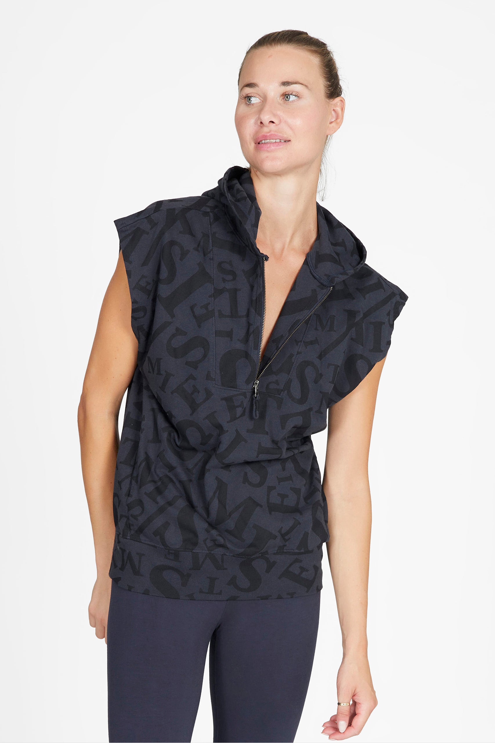 Hoodie Anthracite Typo