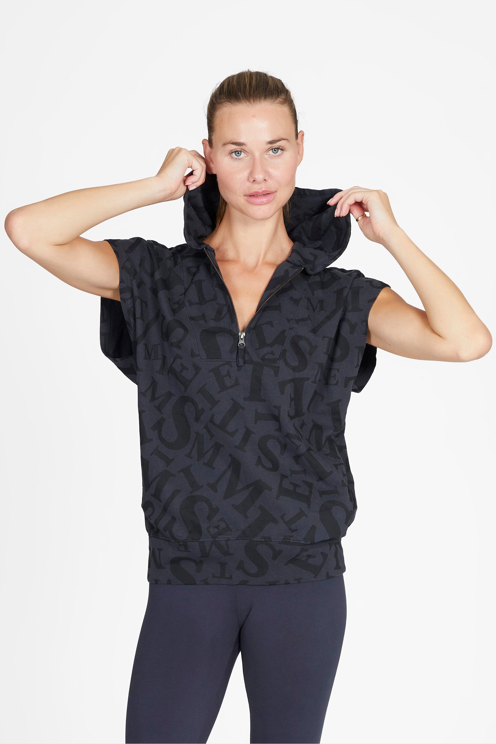 Hoodie Anthracite Typo