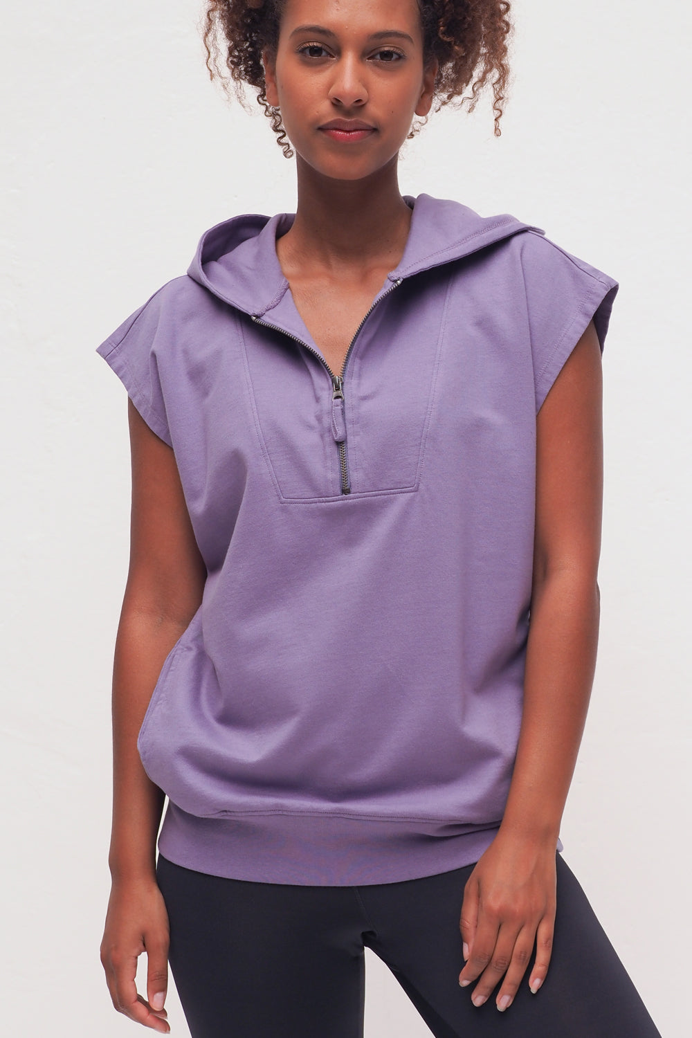 Sweater Hoodie - violet