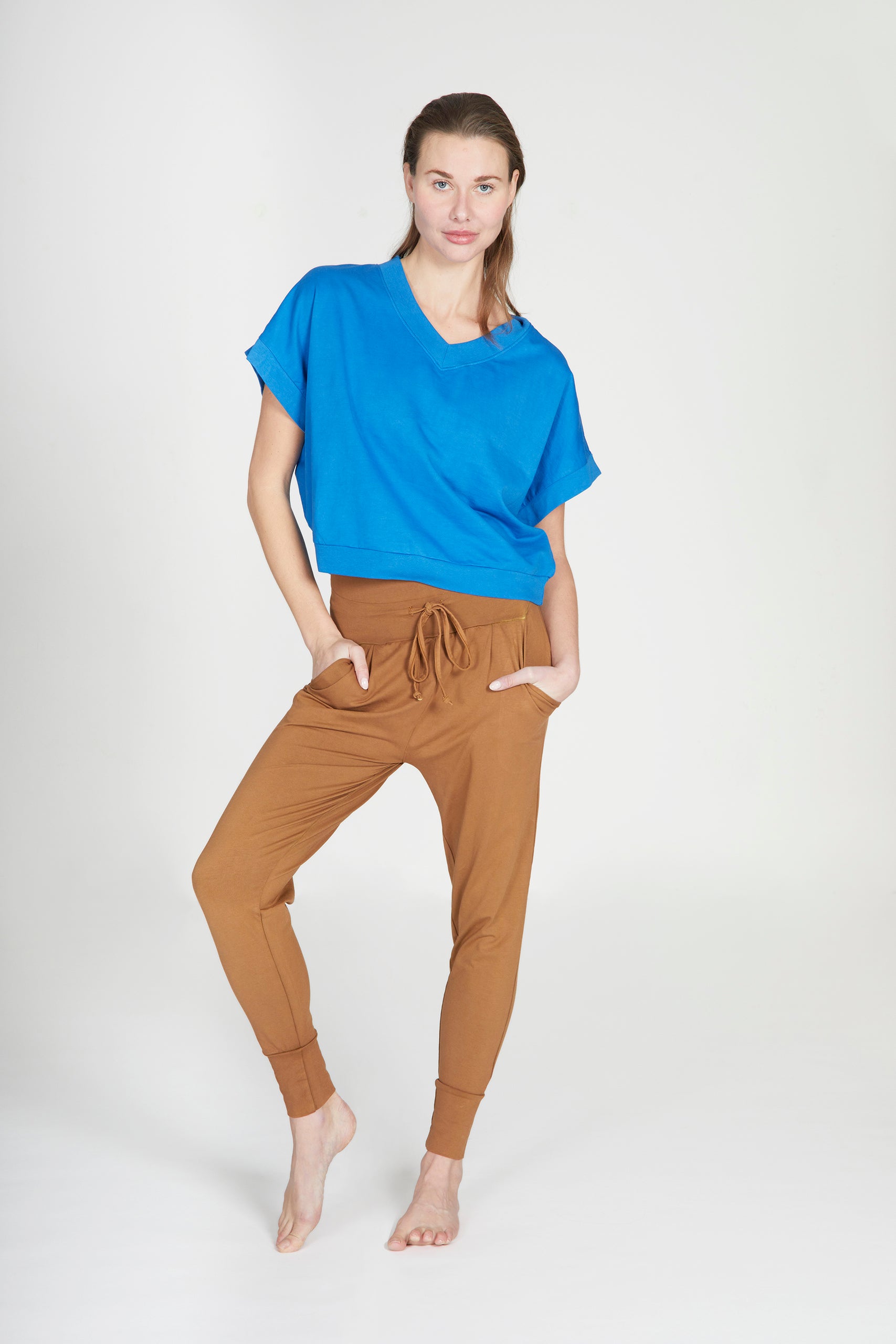 Kismet Tee Sea Cosy Pants Maroon