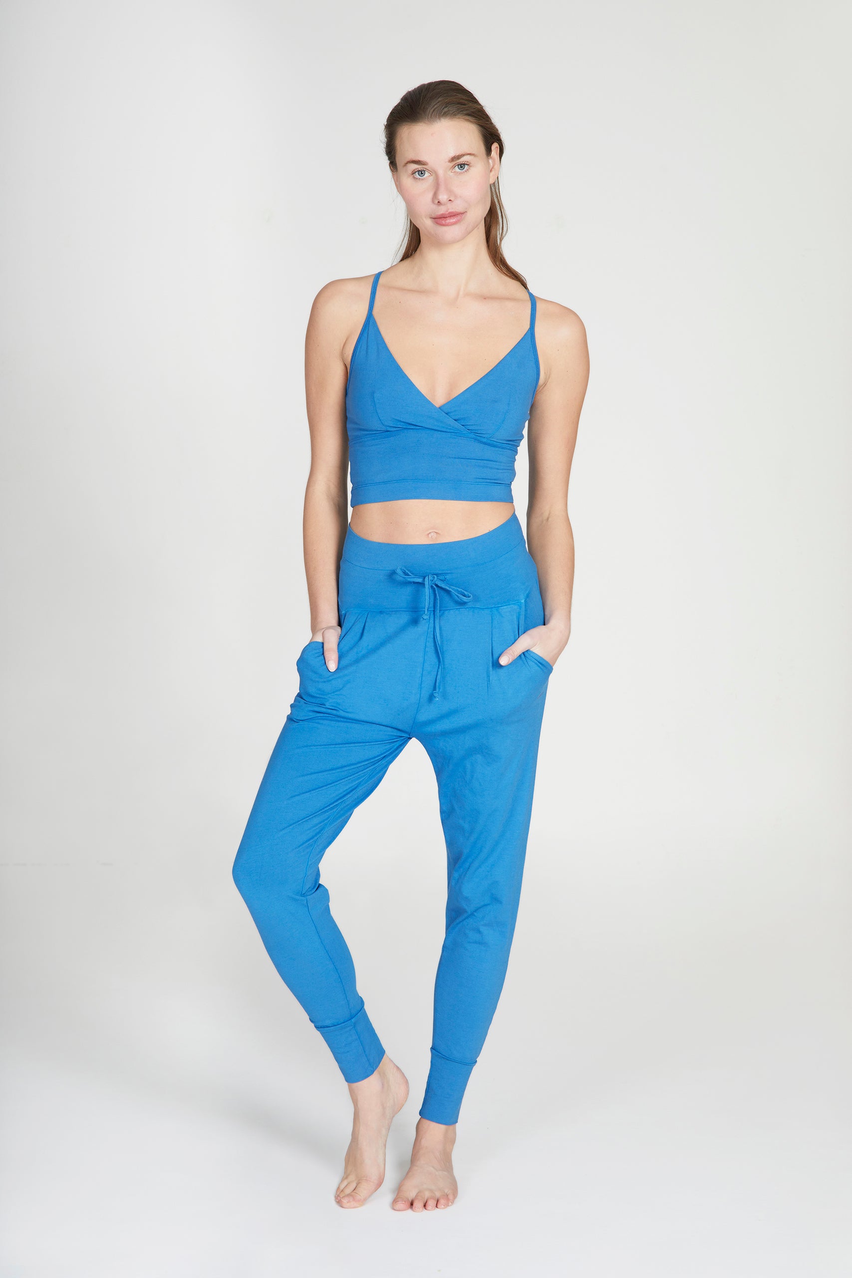 Love Crop Top Sea Cosy Pants Sea