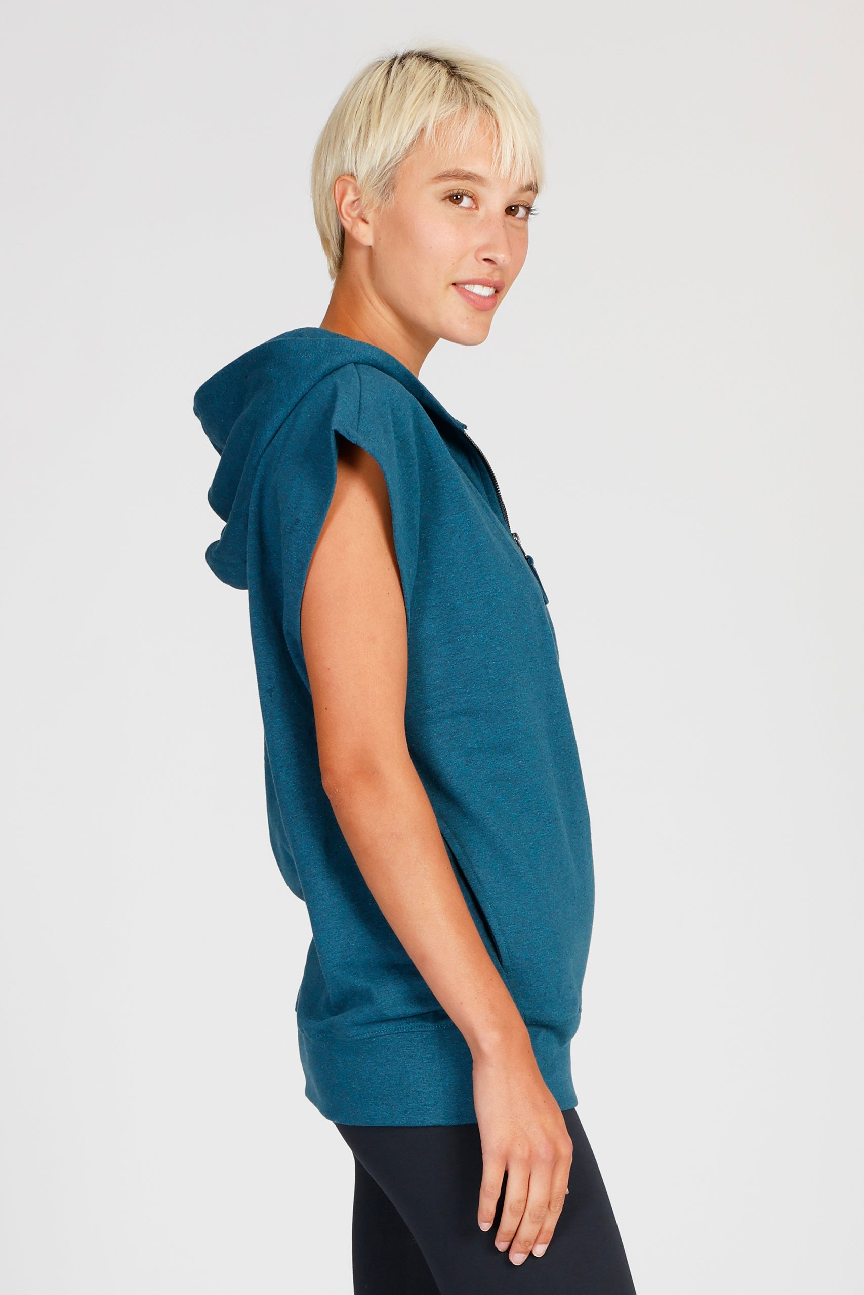 Sweater Hoodie - emerald marl