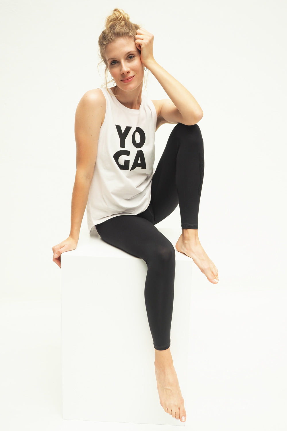 Shakti Tank - YOGA White -Kismet Yogastyle