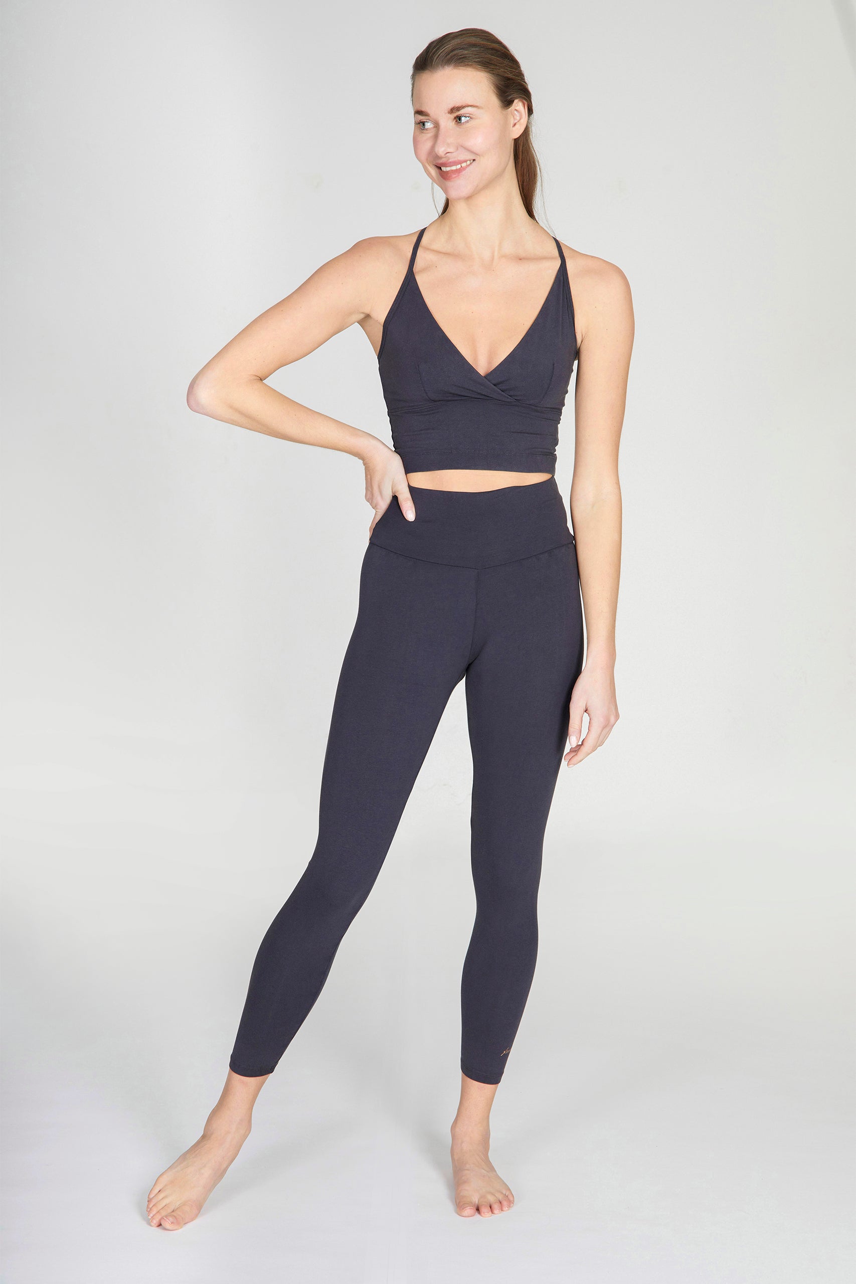 Love Crop Top Anthracite Love Leg Anthracite