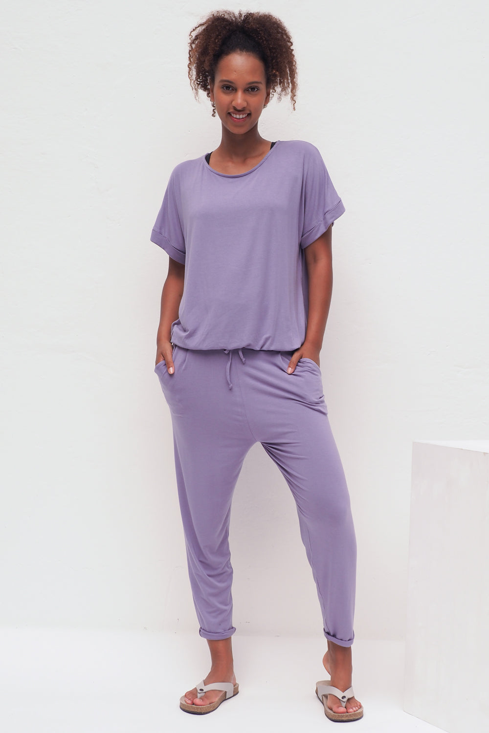 Cosy Pants Bali violet