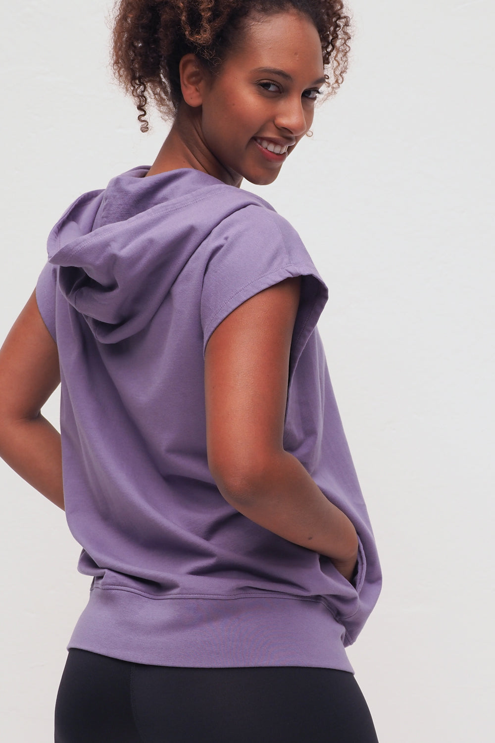 Sweater Hoodie - violet