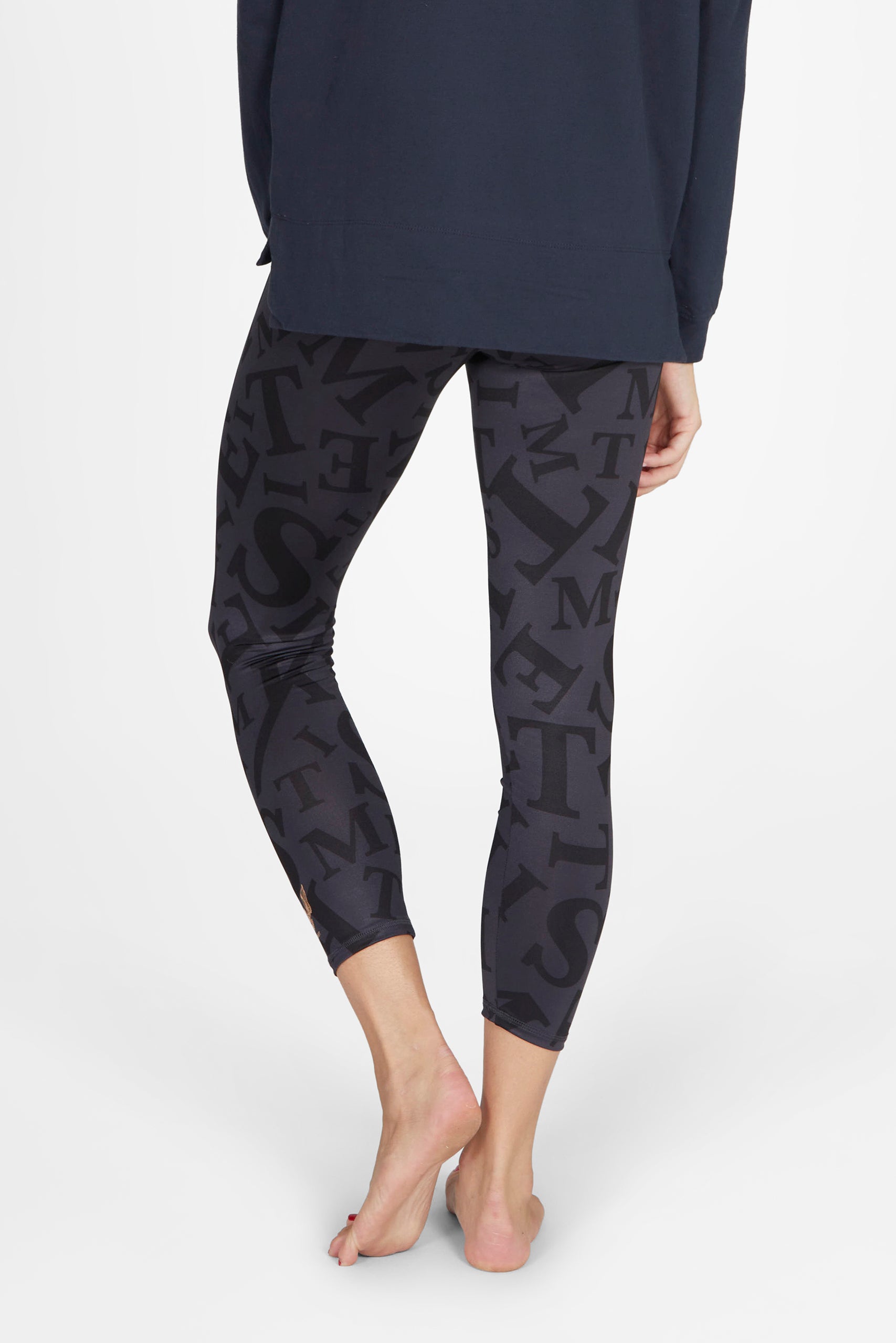 Ganga Leg Anthracite Typo