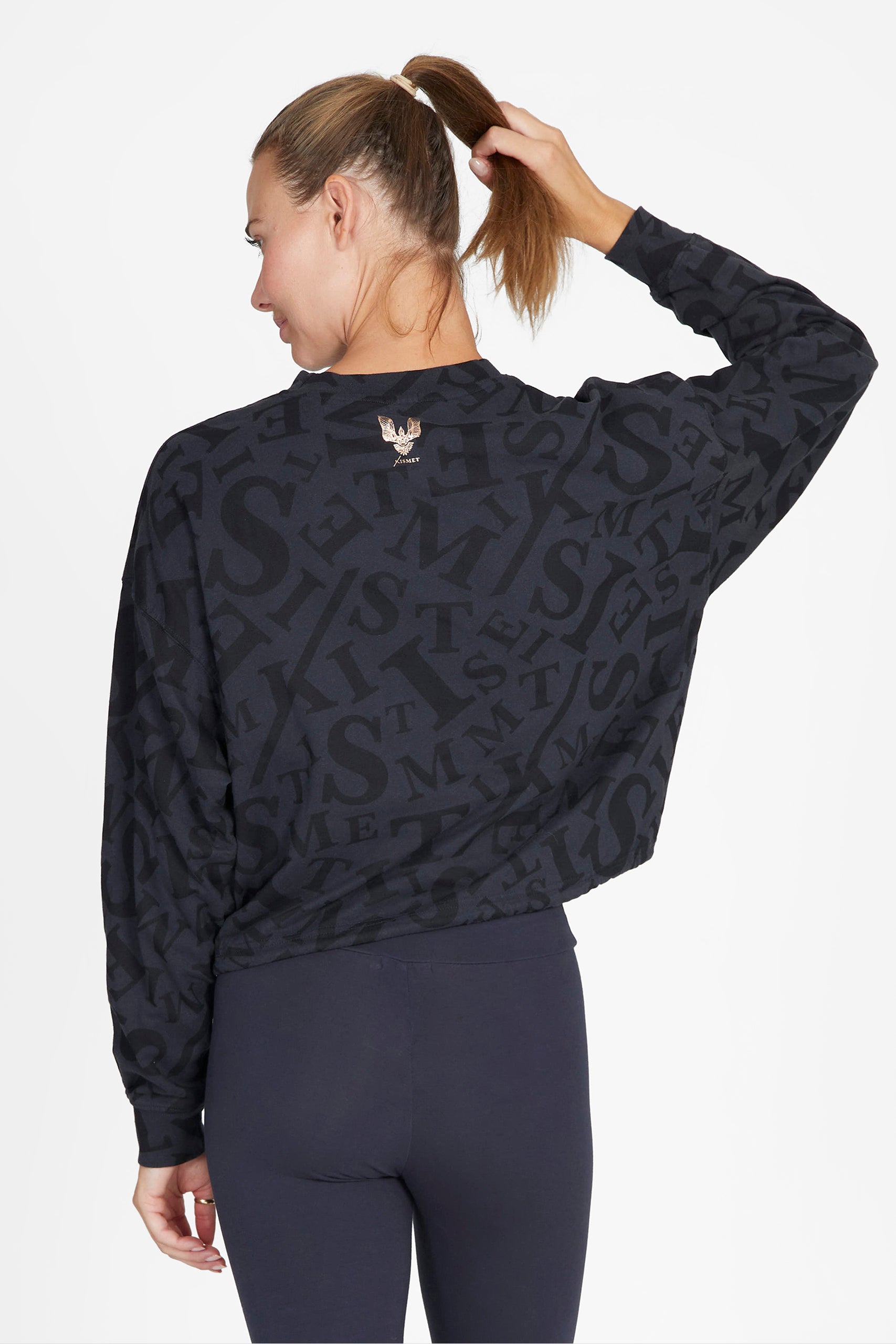 Cosy Sweater Anthracite Typo