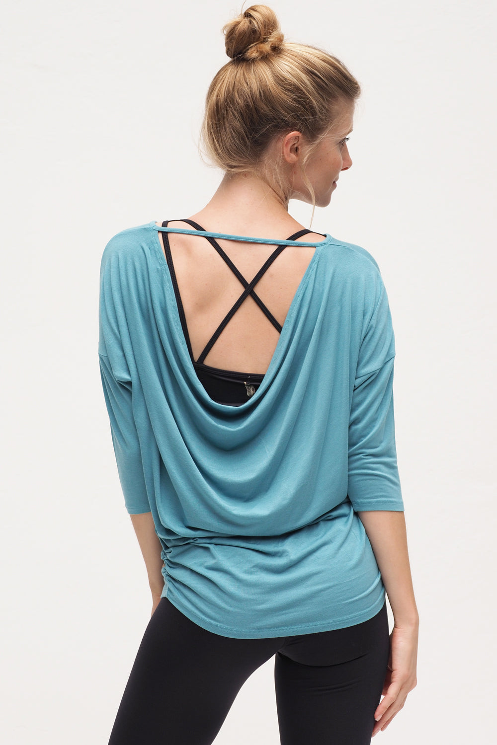 Shula Top turquoise_Kismet Yogastyle