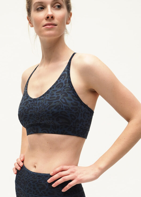 Yoga Bra Top Amba - Goodvibes Blue-Kismet Yogastyle