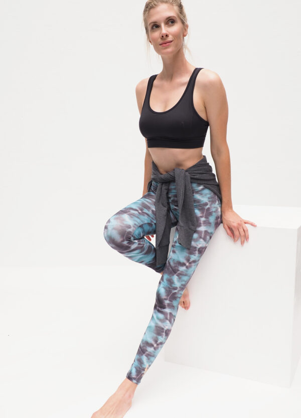 Ganga Leggings elements turquoise_Kismet Yogastyle