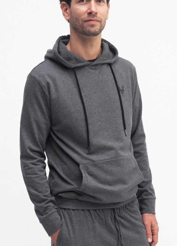 Hoodie Pan grey marl - Kismet Yogastyle